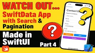 SwiftData Contact App in SwiftUI — Fast & Modern iOS Tutorial
