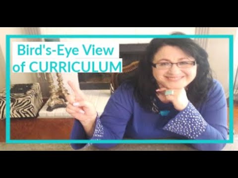 2.0 Bird's Eye View of Homeschool Curriculum (Big Gulp Here)
