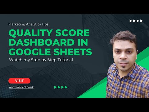 How to Create a Dashboard for Quality Score Analysis in Google Sheets | Step by Step Tutorial