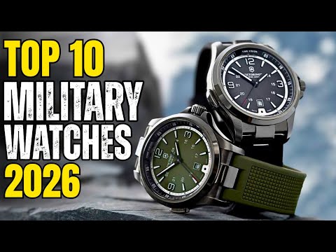 10 Durable Military Watches For Men Of 2026!! BUYER'S GUIDE