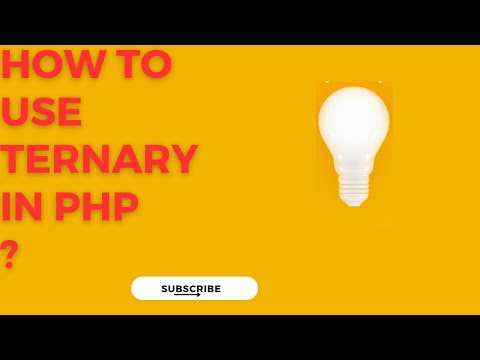 Mastering PHP Ternary Operator#php #ternary #programming #coding#learnphp #phpoperators