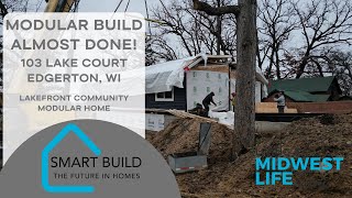 SMART BUILD Lake Court -Almost done!! #livingamidwestlife #smartbuild #modularhousing #madisonwi