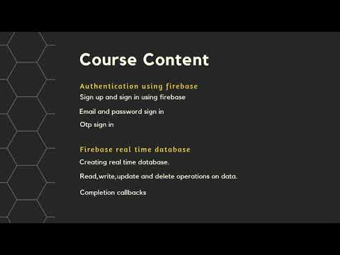 Complete Firebase Tutorial for Android App Development - learn Firebase