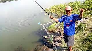 Cara Jitu pakai Pancing jaring