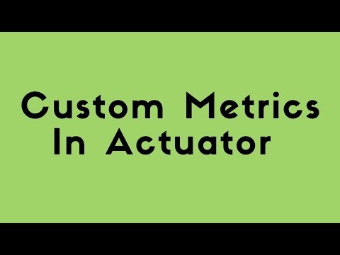 Spring Boot Actuator Custom Metrics With INFO API