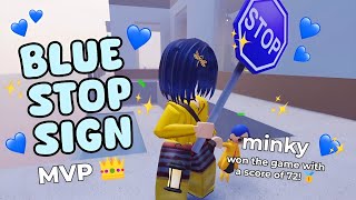 PLAYING MURDERERS VS SHERIFFS 2 WITH BLUE STOP SIGN 💙✨( IPAD PRO GAMEPLAY )