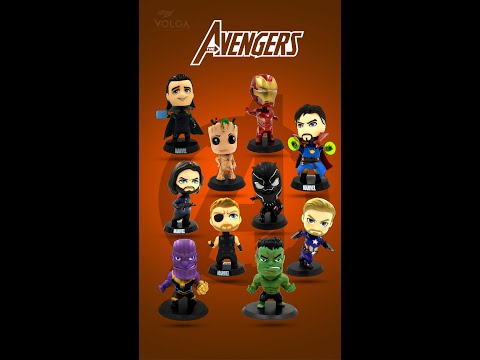 MARVEL Avengers Super Hero Action Figure - مارفيل مجسم شخصية أكشن للبطل الخارق ثور