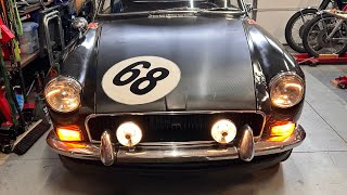 1968 MGB GT barn find parts found! front end updates! 