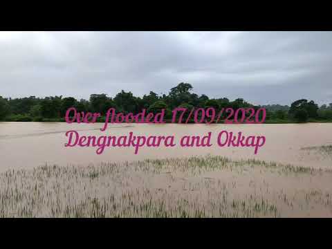 Dengnakpara and Okkapara heavy rainfall affected.. Flood video