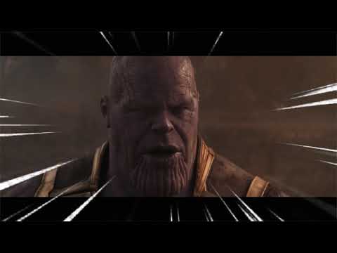 Iron man vs Thanos a n i m e
