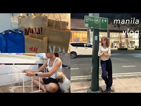 manila vlog🦭 bgc, muji, ikea, new setup, haul, skating, grwm, etc.