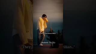 They portrayed him as a villian ☠️