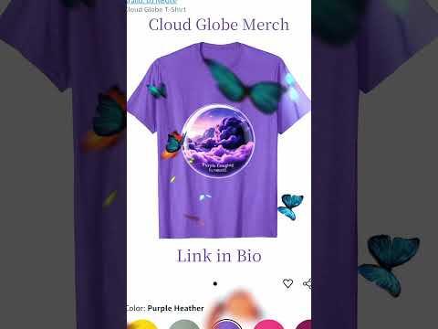 Merch ahead of "Purple Longing" music release -Link in Bio #merch #merchdrop #purple #cloud #djnbgee