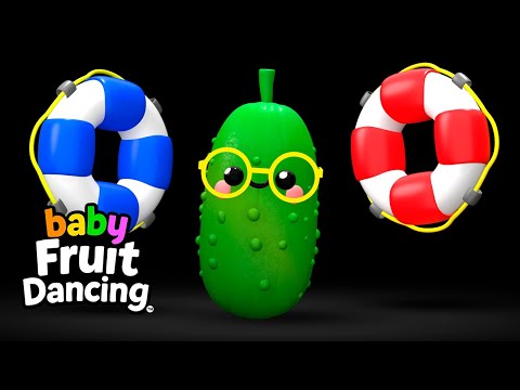 Baby Fruit Dancing - Sunshine Summer 🌞🍉🌼 | Low Stimulation Sensory Video for Babies