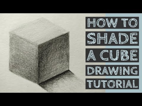 How to Shade a Cube - Pencil Shading Tutorial