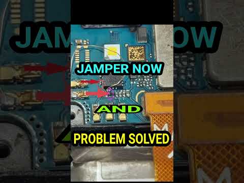 SAMSUNG A20 POWER KEY PROBLEM SOLVED #jamper  #samsung #mobile #repair #samsunga20powerkeyjamper
