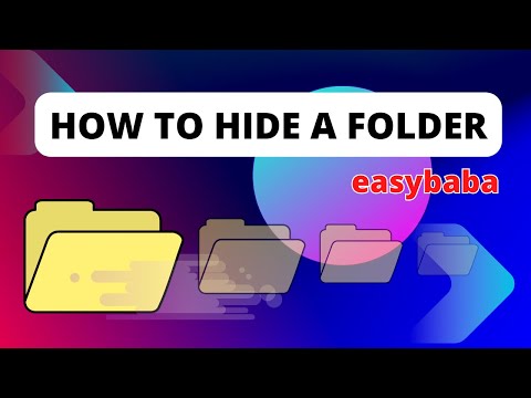 Hide the folder by changing icon | #computerpower #windows #foldersettings #computer #coding