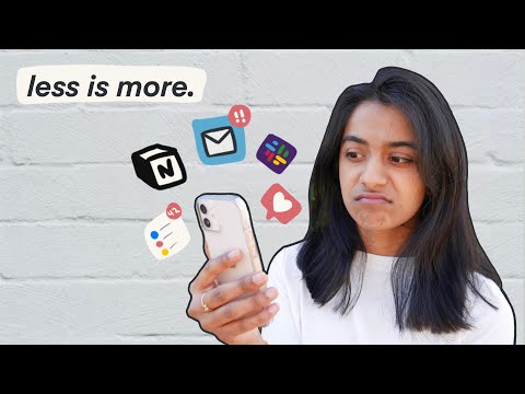 How Productivity Apps are Making Us LESS Productive: Digital Minimalism in 2021