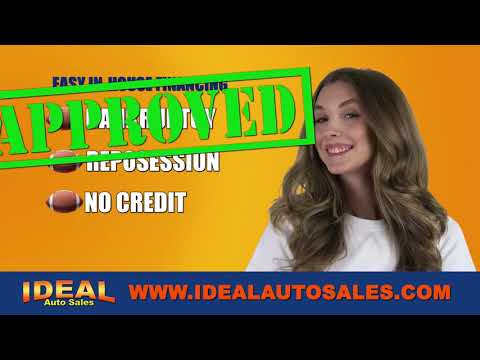 Buy Here, Pay Here at Ideal Auto Sales.  Just $299 down.  The Ideal Choice for your next vehicle.