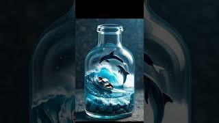 "Unbelievable CGI! Dolphin in a Bottle 🌊💫 | #Shorts"