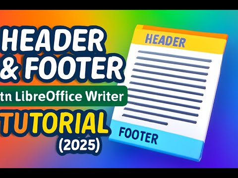 Header & Footer in LibreOffice Writer #LibreOfficeWriter #HeaderAndFooter #LibreOffice2025 #nielit