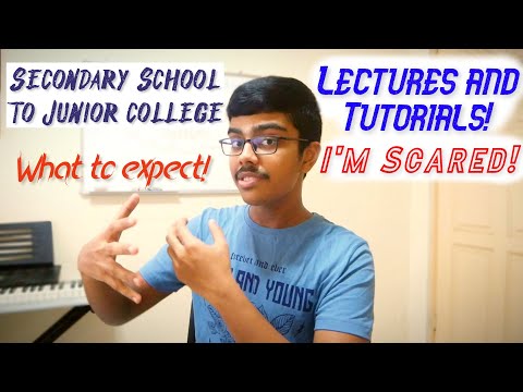 Transition to Junior College (Lectures and Tutorials?!)
