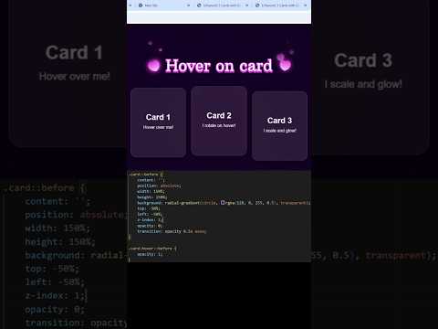 Hover Effect of  Design Card  using html css JavaScript #html5 #css3 #javascript #shorts #ytshorts