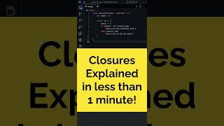 🔥 JS Closures Explained Fast!