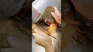 cool welding skills with precise results #shorts
