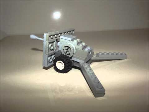 Lego WW2 Artillery Gun Emplacement MOC