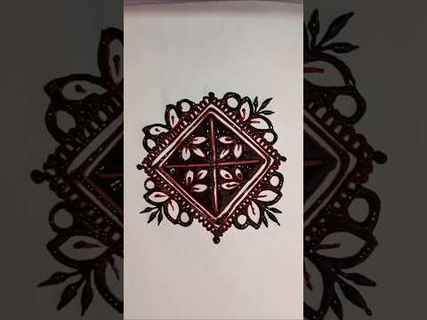 Basic mehndi design ❣️#hennadesigns #mehndi #mehndidesign #viral #viralshorts #trending #henna