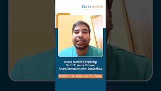 Babul Kumar's Data Science career success story | #datascienceforbeginners