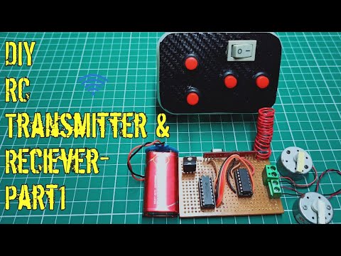 How to make an RC transmitter & receiver at home |Part1| Making of RC transmitter