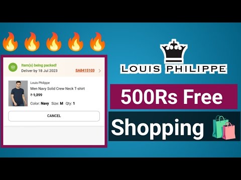 Louis philippe Rs 1750😍🥳 Free Shopping Biggest Loot || Order free products from louis philippe#viral