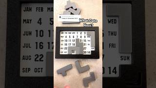 Solving the calendar puzzle for New Year’s Eve. ￼