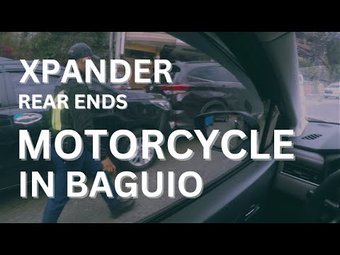 Xpander rear ends motorcycle in Baguio City