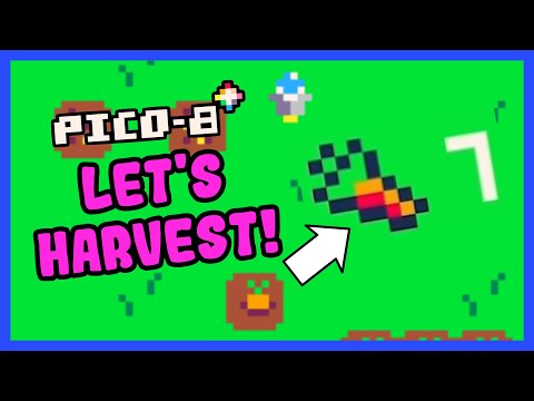Harvesting Crops In Our Pico-8 Farming Game! - Code With Me E03