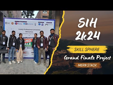 Skill Sphere || SIH 2k24 Finalists || Team Titans Mx || MERN Stack Website