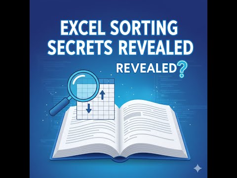 📊 Excel Sorting Secrets Revealed 🔍  Master Data Like a Pro