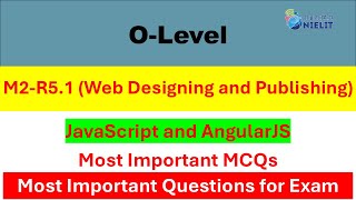 M2-R5.1 |  JavaScript and AngularJS  | Important MCQs | O-Level |  #thesciencetop