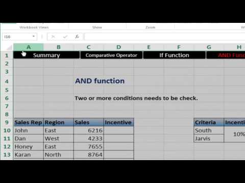 Nested IF and Logical Function in excel-(Hindi)
