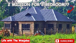 Building a 3-bedroom bungalow in Kenya for KES 2M?? Matulo Project @TheWanjalaz