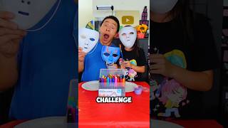 DIY KPop Demon Hunters Mask Art Challenge! #shorts #artchallenges