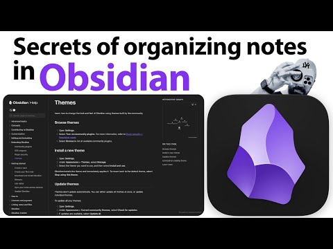 Organising notes in Obsidian, Do it Right!