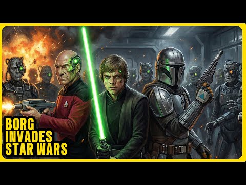 What if the Borg and the Federation Arrived in the Star Wars Galaxy?