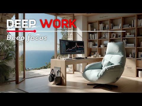 Deep Work Music for Ultimate Focus & Productivity | Ocean Views Study Music