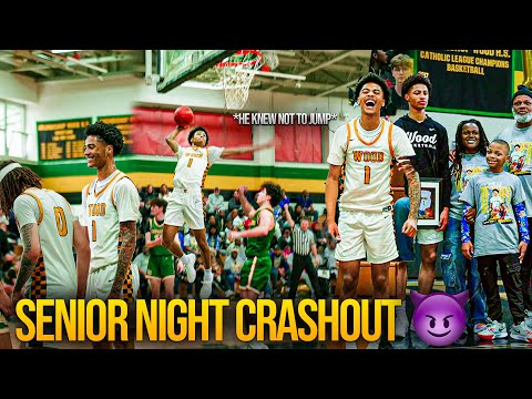 JALIL BETHEA HAD BEEF WITH THE RIM ON HIS SENIOR NIGHT... 😳🔥