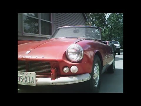 My '64 Triumph Spitfire finally moves (just a little, but it's a start).