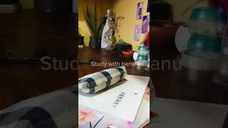 Getting ready for night study 🌸🌚📝📚 #nightstudyroutine #study #korean #subscribe #like #shorts