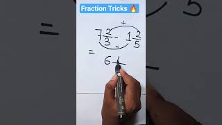 Fraction Shortcut🔥 #shortsfeed #fractiontricks #mathshortcut #shorts #mathchallenge #mathtrick